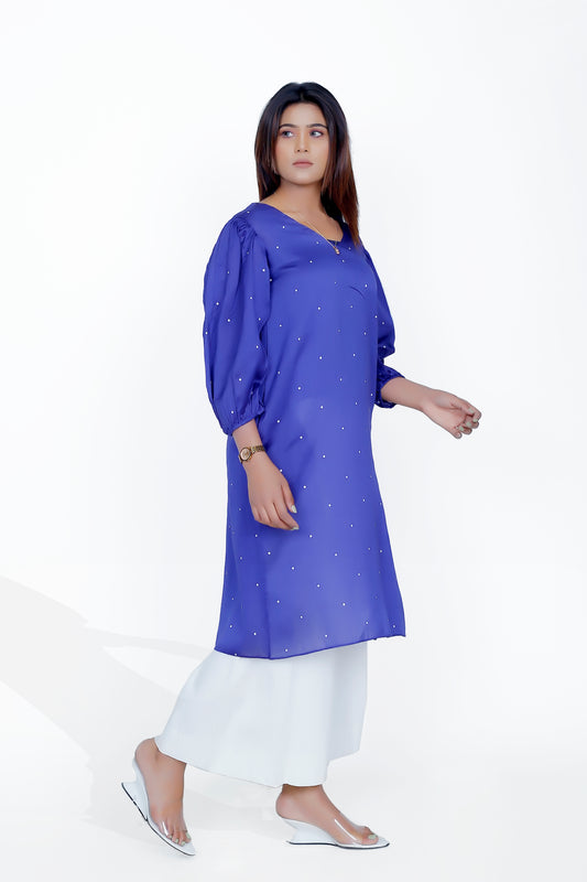 GATHER SLEEVE TUNIC
